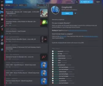 Graphicall.org(GraphicAll ? Blender.Community) Screenshot