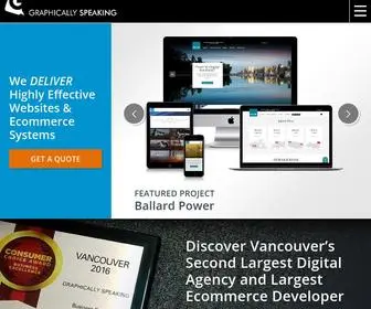 Graphicallyspeaking.ca(Vancouver Web Design) Screenshot