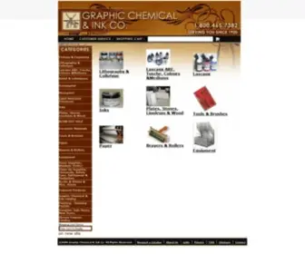 Graphicchemical.com(Graphic Chemical and Ink) Screenshot