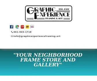 Graphicexperienceframing.art(Graphic Experience Framing and Art) Screenshot