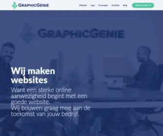 GraphicGenie.nl(Webdesign met karakter) Screenshot