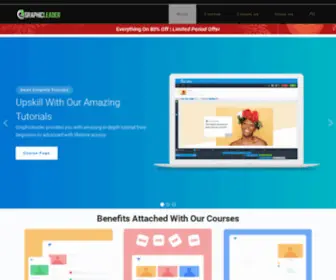 Graphicleader.com(E-Learning Platform) Screenshot