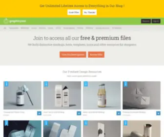 GraphicPear.com(Premium & Free Assets for Designers) Screenshot