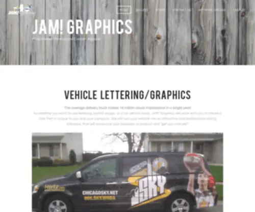 Graphicsbyjam.com(Wide Format Printing and Custom Apparel) Screenshot