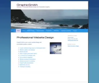 Graphicsmith.com(Innovative, Professional Website Design and Presentation Graphics) Screenshot