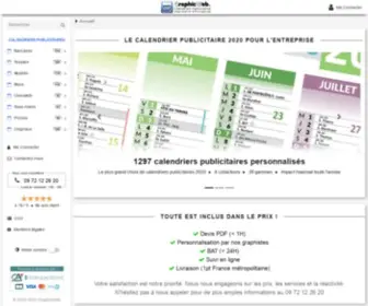 Graphicweb.fr(Le calendrier publicitaire 2021 pour l'entreprise) Screenshot
