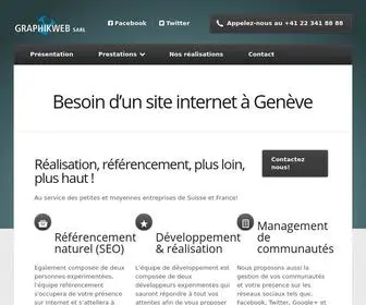 Graphikweb.ch(Agence Web Graphikweb Suisse) Screenshot