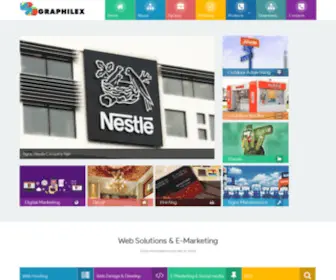 Graphilex.com.eg(Signs & Industries) Screenshot