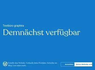 Graphira.ch(Texte, Korrekturen und Konzepte) Screenshot