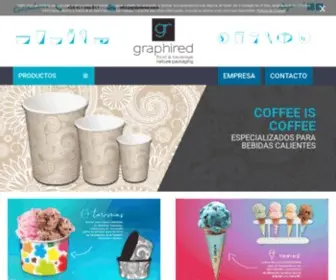 Graphired.com(Tarrinas y vasos de cartón) Screenshot