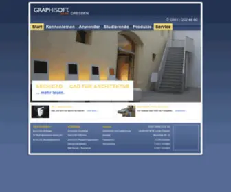 Graphisoft-Dresden.de(CAD Software in Dresden) Screenshot