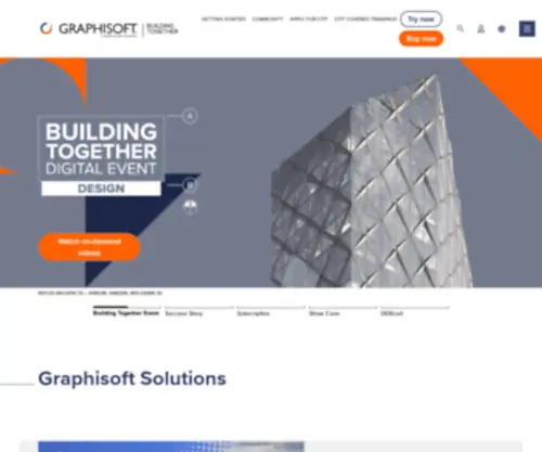 Graphisoft.com.hk(Building Together) Screenshot