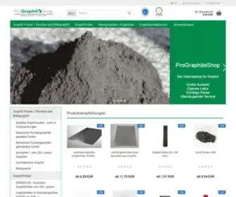 Graphite-Shop.com(Der Onlineshop für Graphit ) Screenshot