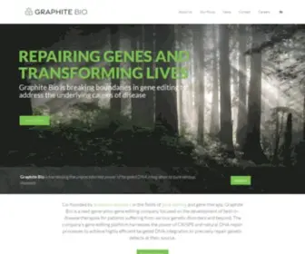 Graphitebio.com(Graphite Bio) Screenshot