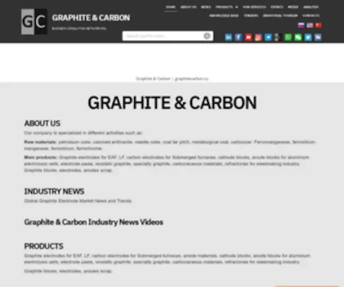 Graphitecarbon.ru(Графайт и Карбон) Screenshot