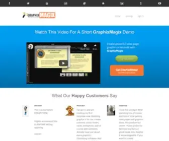 Graphixmagix.com( Sales Page Creator) Screenshot