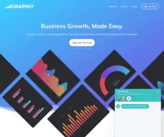 Graphly.io(#1 rated reporting tool for keap users) Screenshot