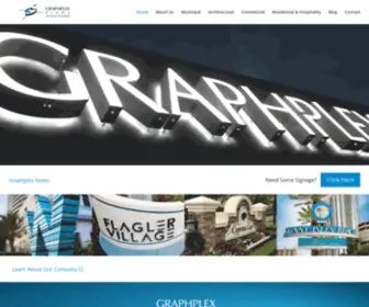 Graphplex.com(Sign Company) Screenshot