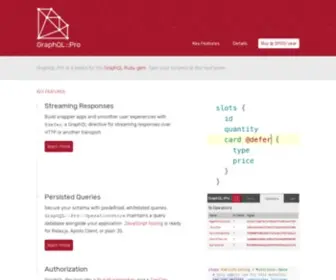 Graphql.pro(GraphQL::Pro) Screenshot