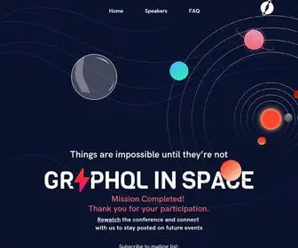 GraphqLcon.space(GraphQL In Space) Screenshot