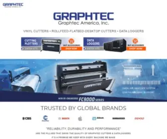 Graphtecamerica.com(Vinyl cutters) Screenshot