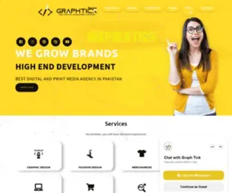 Graphtick.com(Digital Marketing Agency) Screenshot