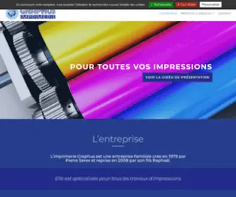 Graphus.net(Imprimerie Graphus  Lausanne) Screenshot