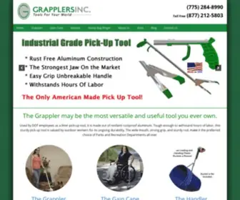 Grapplersinc.com(Grappler's pick up tool) Screenshot