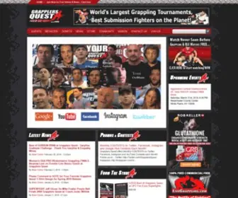 Grapplersquest.com(Grapplers Quest Submission Grappling Tournaments BJJ Competitions Wrestling Events) Screenshot