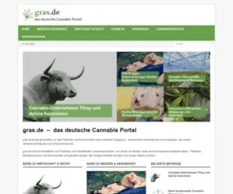 Gras.de(Das deutsche Cannabis Portal) Screenshot