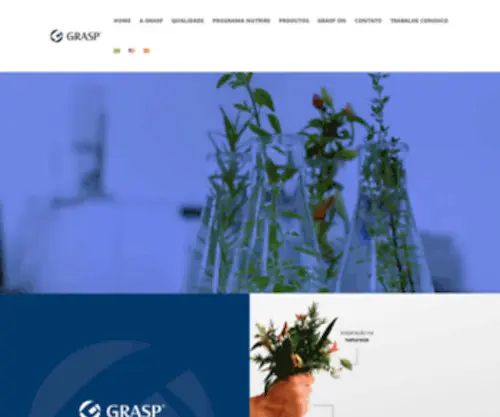 Grasp.ind.br(A GRASP foi fundada em 2001 e) Screenshot