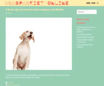 Grasparkiet-Online.nl(Alles over Huisdieren en andere dieren) Screenshot