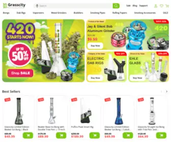 Grasscity.com(World's Best Smoke Shop) Screenshot