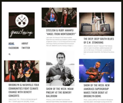 Grassclippingsblog.com(Piles of Americana & bluegrass news) Screenshot