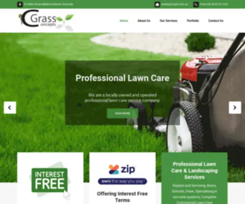 Grassconcepts.com.au(Grass Concepts) Screenshot