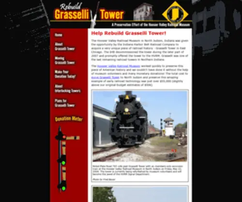 Grassellitower.com(Help Rebuild Grasselli Tower) Screenshot