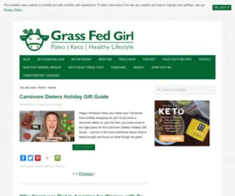 Grassfedgirl.com(Grass Fed Girl Paleo Recipes) Screenshot
