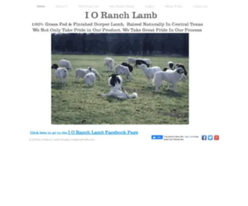 Grassfedlamb.net(I O Ranch Lamb) Screenshot