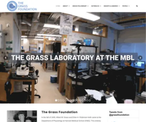 Grassfoundation.org(The Grass Foundation) Screenshot