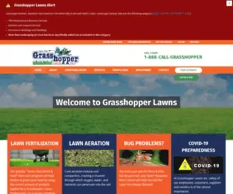 Grasshopperlawns.com(For a Greener) Screenshot