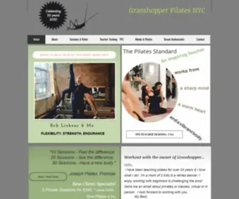 Grasshopperpilates.com(Grasshopper Pilates) Screenshot