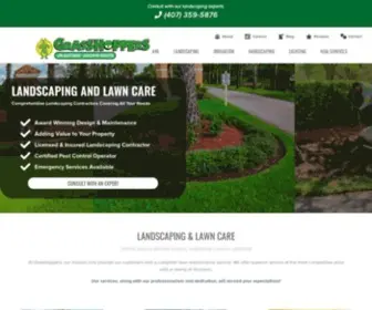 Grasshoppershoponit.com(Landscaping and Lawn Care) Screenshot