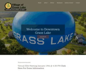 Grasslakedowntown.com(Front page) Screenshot