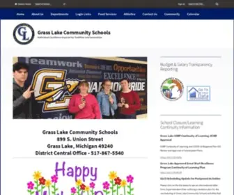 Grasslakeschools.com(This page) Screenshot