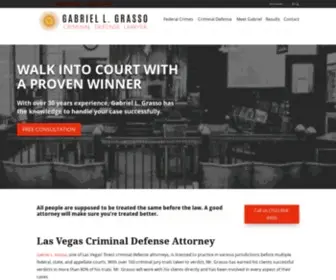 Grassodefense.com(Las Vegas Criminal Defense Attorney) Screenshot