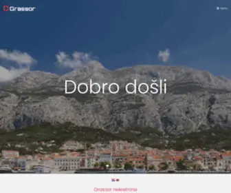 Grassor.com(Grassor Nekretnine Makarska) Screenshot