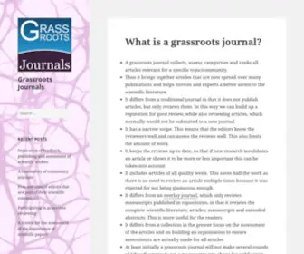 Grassroots.is(Grassroots Journals) Screenshot