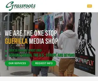 Grassrootsadvertising.com(With 30) Screenshot