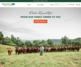 Grassrootscoop.com(Grass Roots Farmers' Cooperative) Screenshot