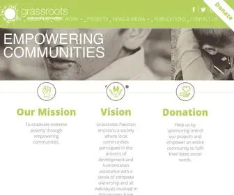 Grassrootspakistan.ngo(Grassroots) Screenshot